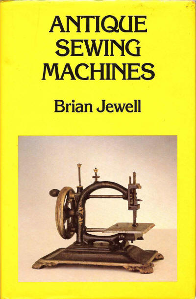 Antique sewing machines, book cover.