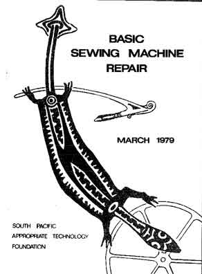 Basic sewing machine repair, book cover.