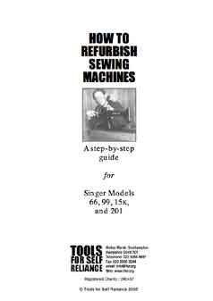 How to adjust sewing machines, book cover.
