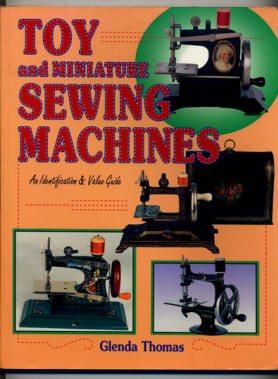 Toy and miniature sewing machines, book one. Bopok cover.