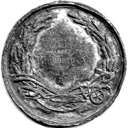 1874 Bradbury Prize Medal