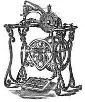 Bradbury boot patching sewing machine.