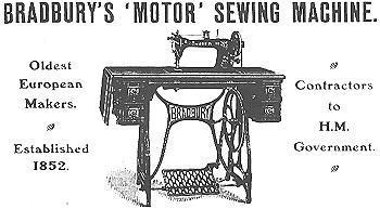 Bradbury's Motor Sewing Machine