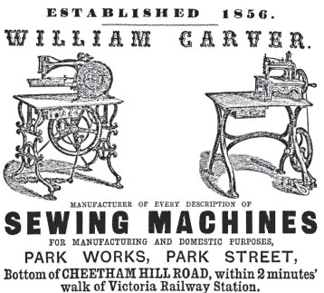 Wililam Carver Sewing Machines