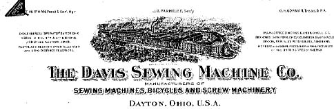 Davis Vintage Sewing Machine
