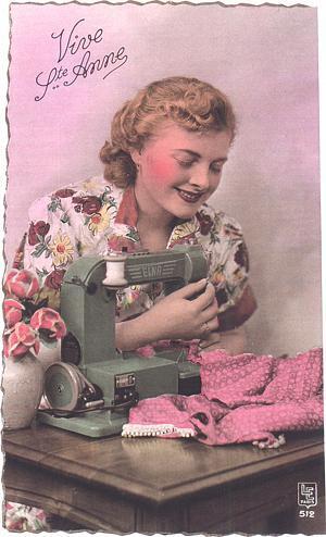 Elna Sewing Machine Trade Card