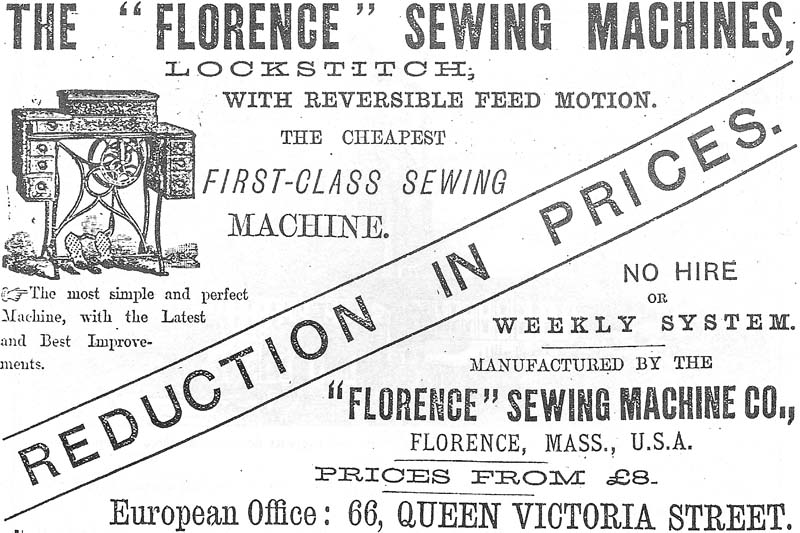 The Florence Sewing Machine is First-Class.
