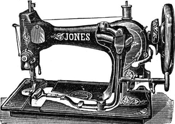 Jones Cylindrical Shuttle Sewing Machine