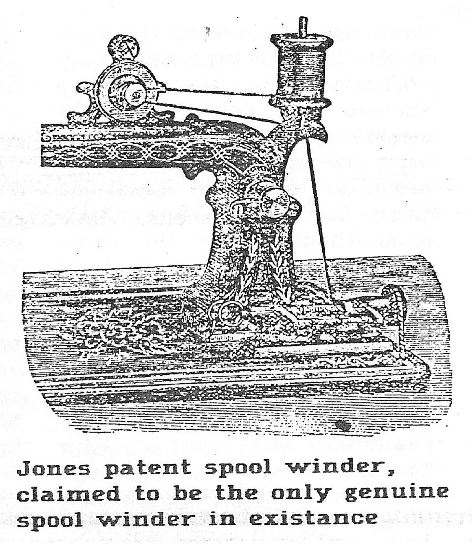 Jones Sewing Machine Spool Winder