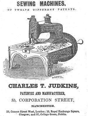Grover and Baker Sewing Machine Copied by Judkins