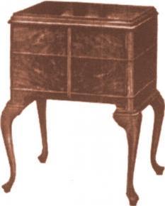National Rotary B Sewing Machine Cabinet 1419