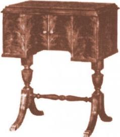 National Rotary B Sewing Machine Cabinet 1465