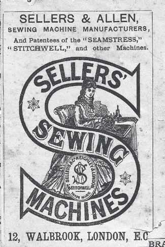 Sellers & Allen Sewing Machine Loga