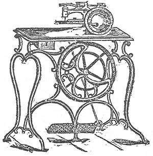 An industrial Sellers Sewing Machine inspired by THomas.