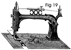 A Howe Flat-Bed Machine