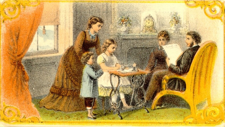Sewing Machine Trade Cards