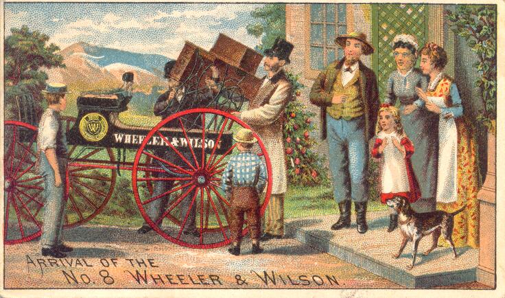 Wheeler and Wilson Sewing Machine Trade Card