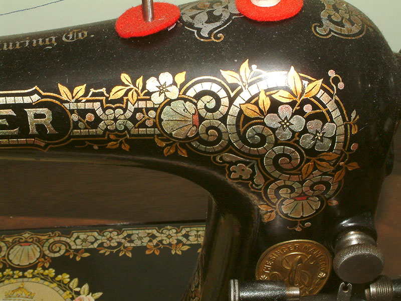 Queen Victorian Jubilee Sewing Machine Decal Set