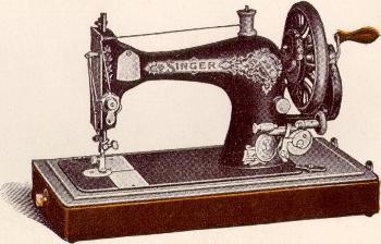Singer Sewing Machine Bentwood Case Number 184
