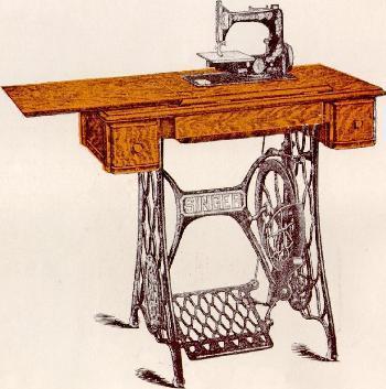 Singer Sewing Machine Cabinet Table No. 10