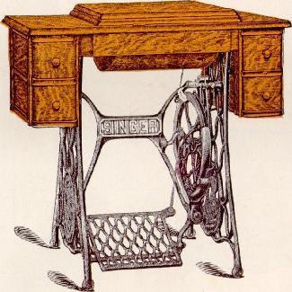 Singer Sewing Machine Cabinet Table No. 11