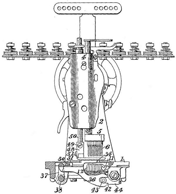 Diehl's 12 Needle Sewing Machine