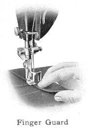 Singer Sewing Machine Finger Guard