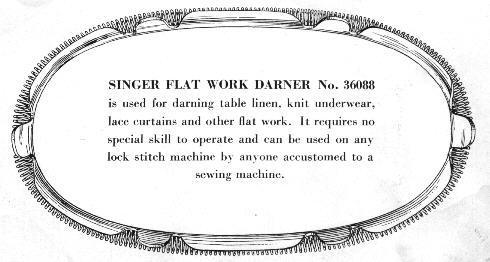 Singer Flat-Work Darner