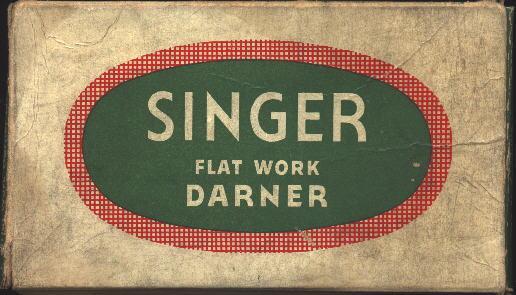 Singer Flat-Work Darner Box