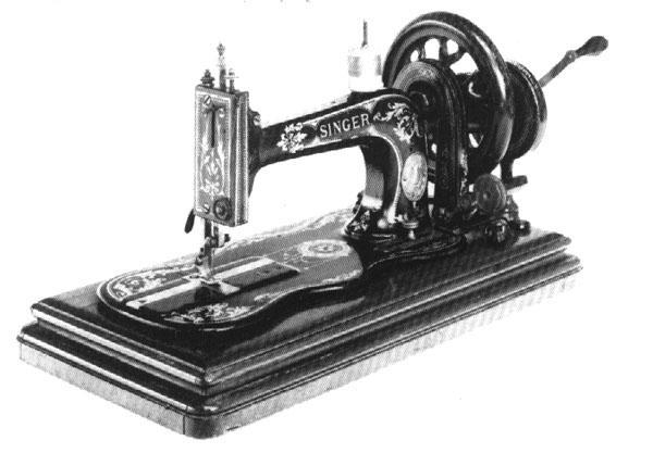 Singer Model 12K Hand-Crank Sewing Machine