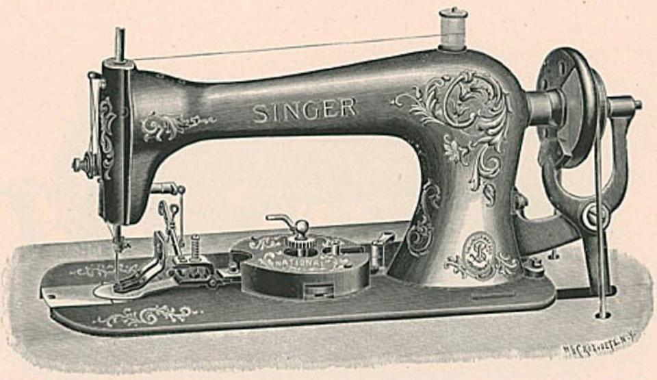 Singer Model 16-69 Sewing Machine for sewing on buttons