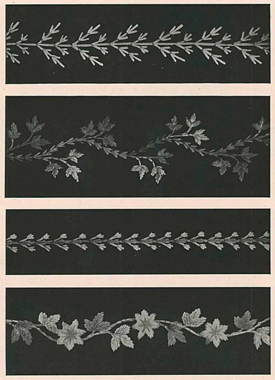 PHOTOGRAPHIC EXAMPLES OF STITCHING PERFORMED ON MACHINE No. 31-4.