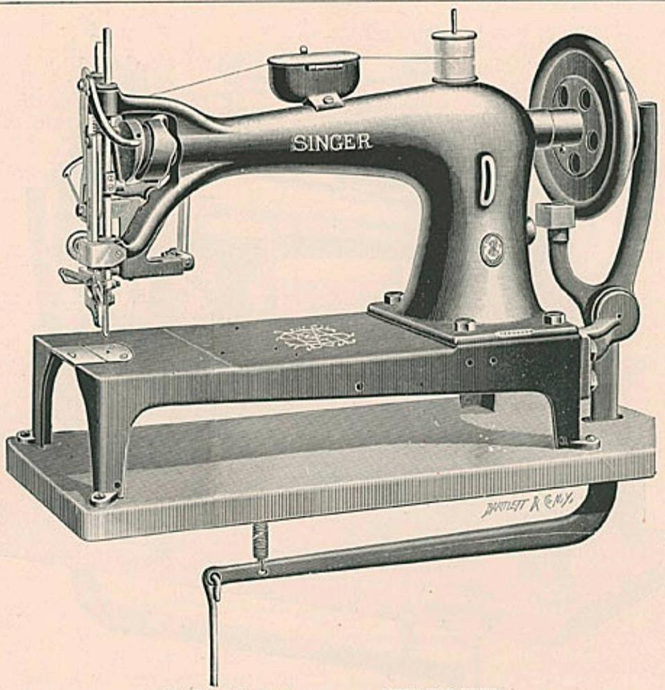 Singer Model 7-14 Sewing Machine for heavy leatherwork.