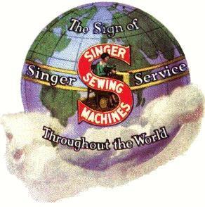 The Sign of Singer Sewing Machine Service Throughout the World