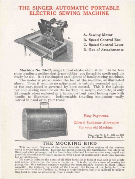 thesingerautomaticportableelectricsewingmachine - The American Singer Series
