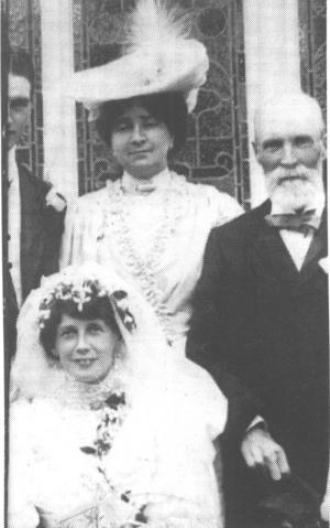 William Andrews with wife Fanny Parkes in 1902