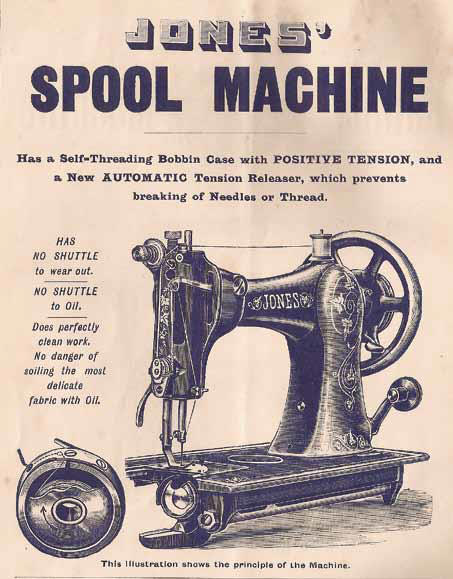 Jones Spool Sewing Machine