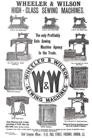 Wheeler & Wilson D9 Advertisement