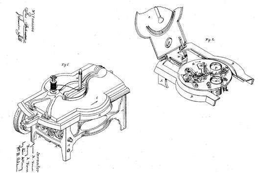 The House Brothers' Buttonhole Sewing Machine of 1863