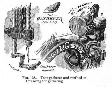 Willcox and Gibbs Gatherer Foot