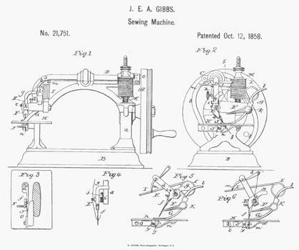 Gibbs' Chainstitch Patent