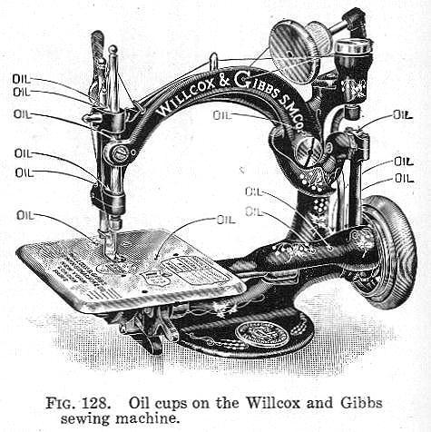 Sewing gibbs machines and wilcox 1870s Sewing