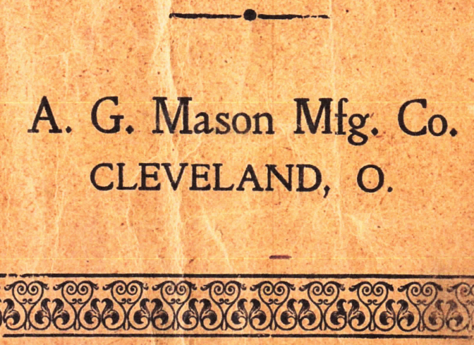 A. G. Mason Manufacturing Company