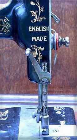 Early Bradbury Soeze presser-foot lever