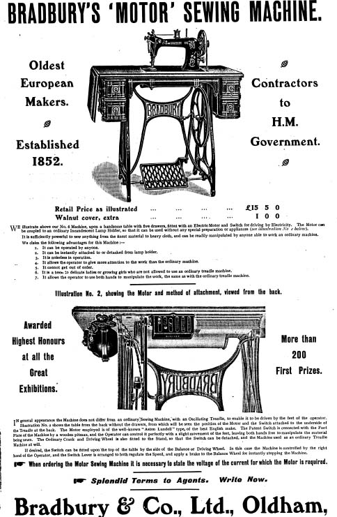 Bradbury Sewing Machines