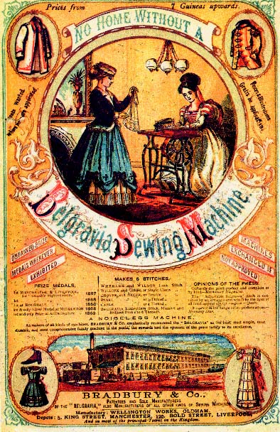 No Home Without A Belgravia Sewing Machine Advertisement