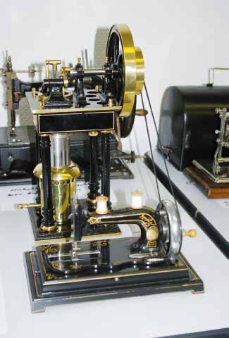 Bremer and Bruckmann Hot Air Engine and Sewing Machine