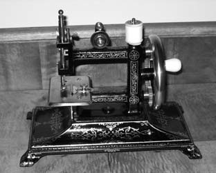 Front view;  Colibri Sewing Machine