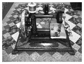 Rear view of a Colibri Sewing Machine