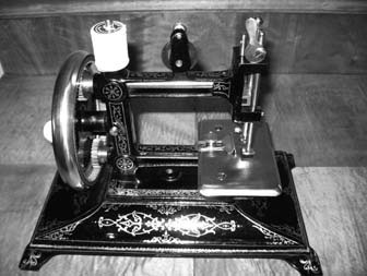 Rear view; Colibri Sewing Machine